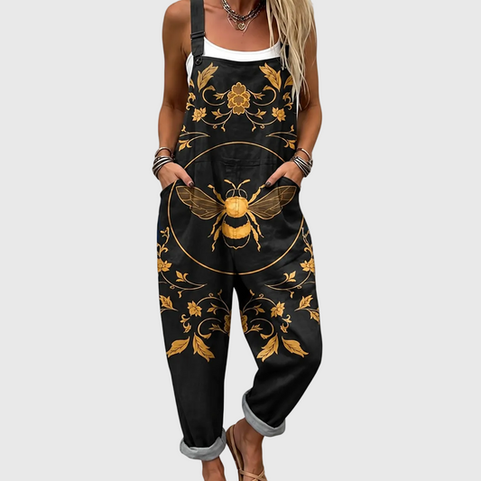 Peto con abeja dorada | Negro